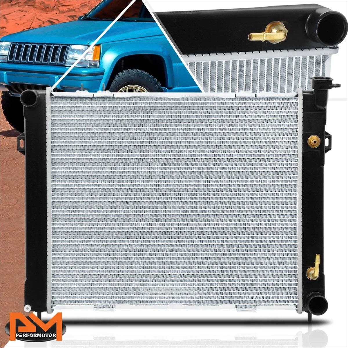 OE Style Aluminum Core Radiator for Jeep Grand Cherokee (1993–1997) DPI-1394