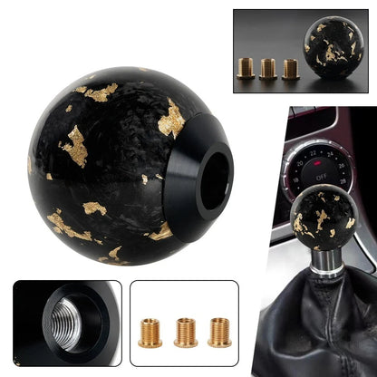 Forged Carbon Fiber Ball Manual Gear Shift Knob for Universal Fit