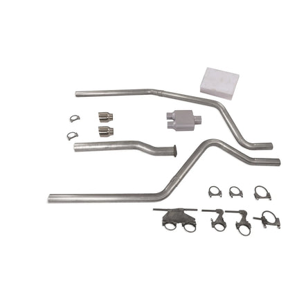 2.5" Dual Exhaust 1 Chamber Muffler DBW T for Dodge Ram 1500 (2019–2025)