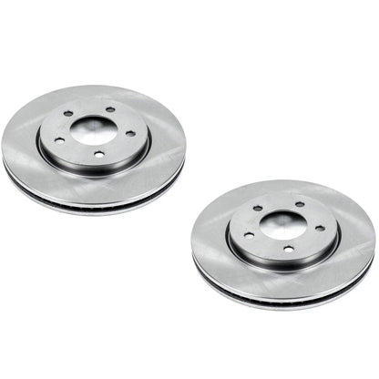 Set of 2 Powerstop Brake Discs Front for Chrysler Pacifica (2004–2008)