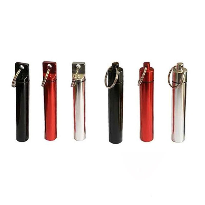 6pcs Waterproof Capsule Pill Case for Medicine Storage
