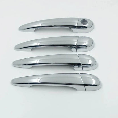 Set of 4 Chrome Exterior Door Handle Covers for BMW E46 (1998–2005)