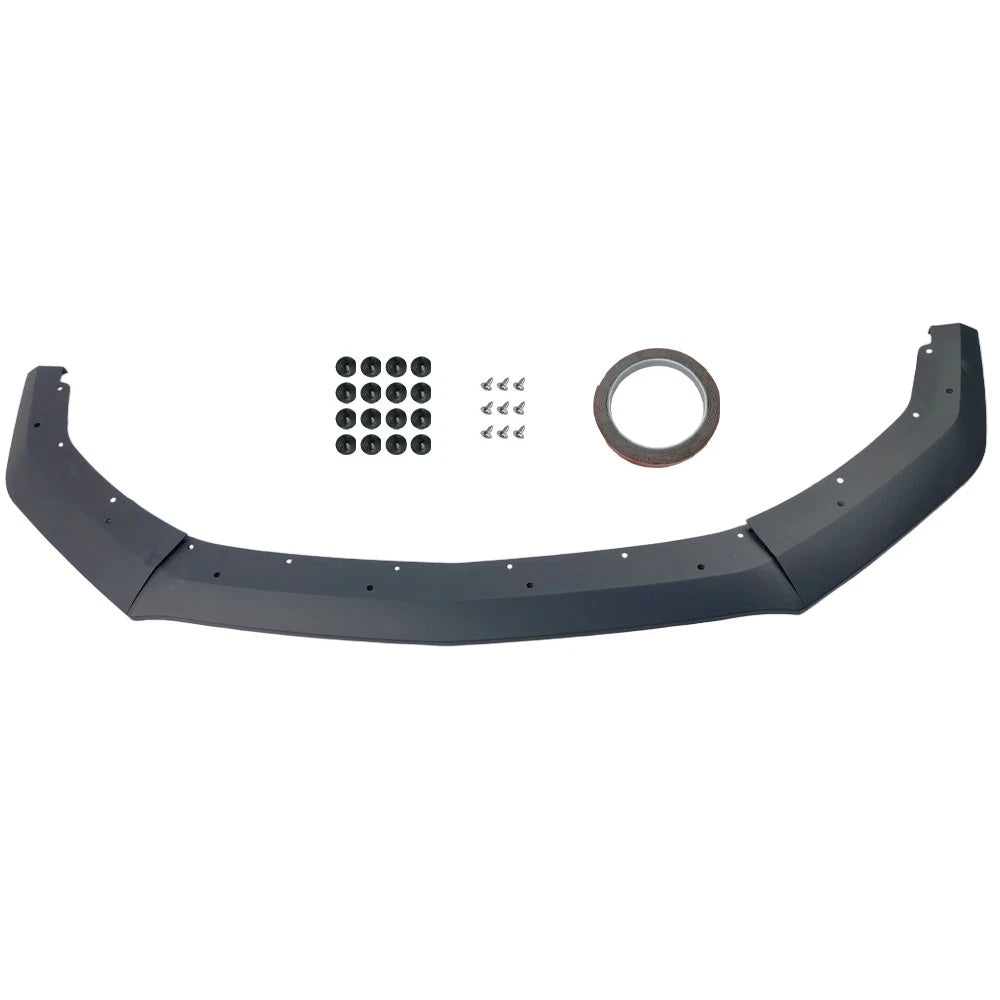 Matte Black Front Bumper Lip for Ford Mustang Ecoboost/GT (2024–2025)