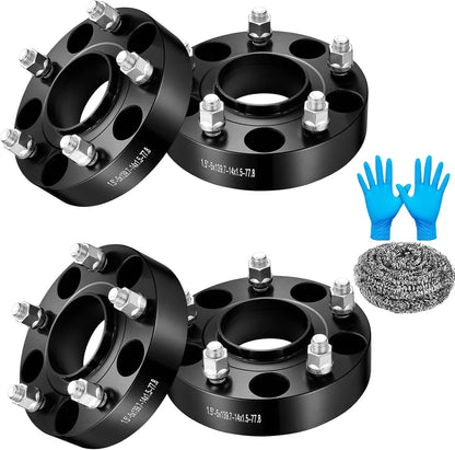 Set of 4 Hubcentric Wheel Spacers M14x1.5 for Ram 1500 (2012–2013)