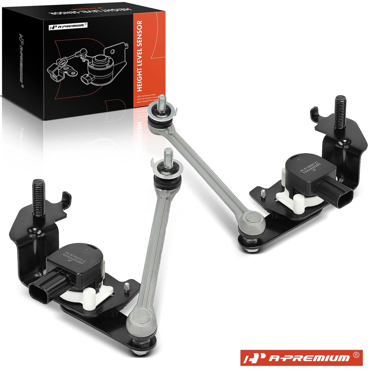 2X Ride Height Level Sensor for Toyota Sequoia (2008–2013) LSH118, 5S16591, 5S16590