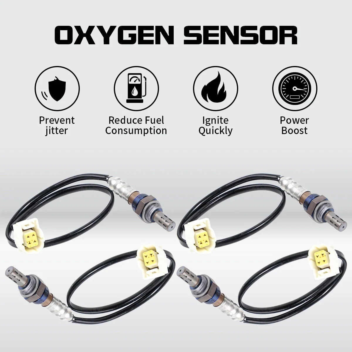 Set of 4 O2 Oxygen Sensors for Chrysler Pacifica Dodge Dakota (2004–2008) 234-4029