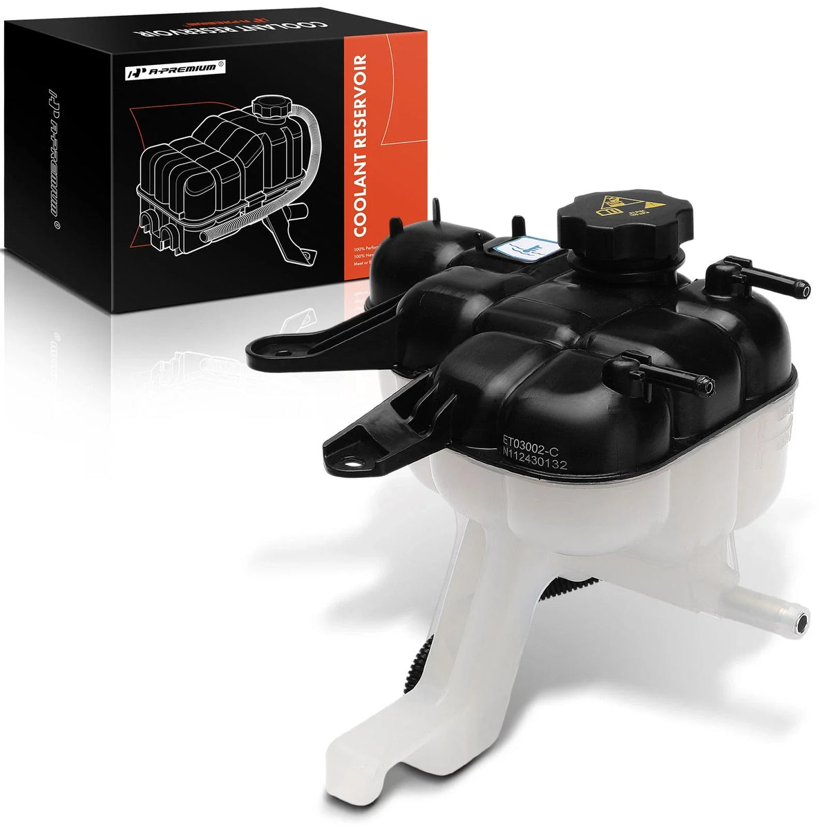 Engine Coolant Reservoir with Cap & Hose for Jeep Grand Cherokee (2016–2021)