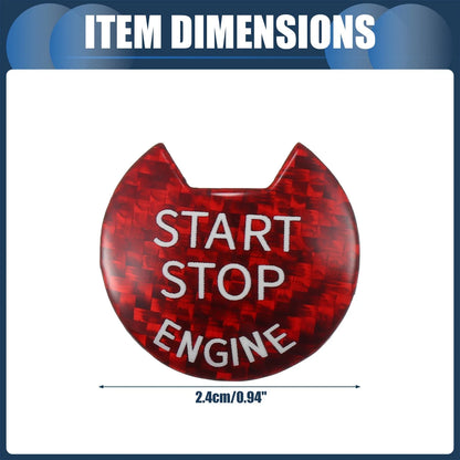 Engine Start Stop Button Cover for Nissan (Red)