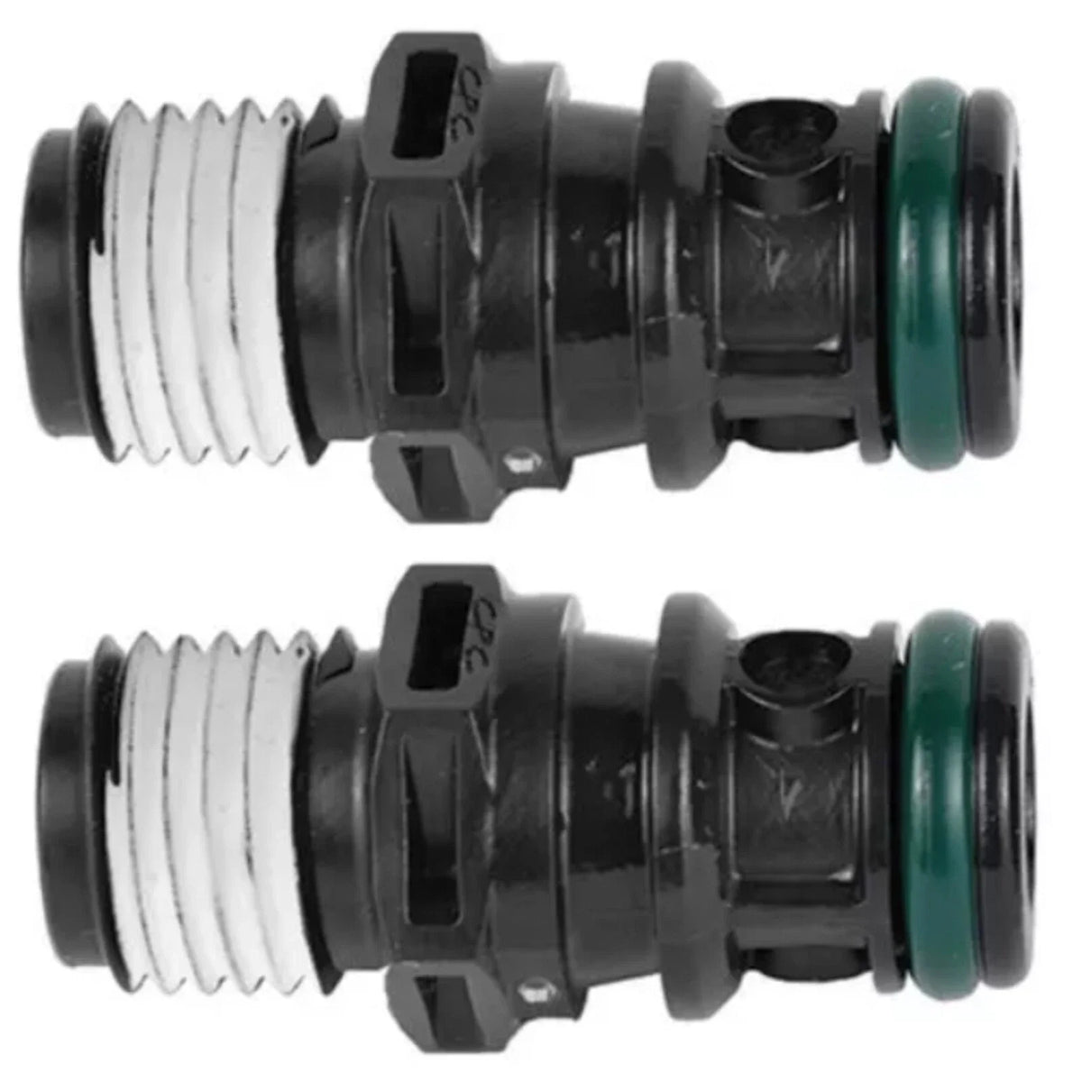 2X Attwood Universal Sprayless Connector for Tank Male 1/4" NPT
