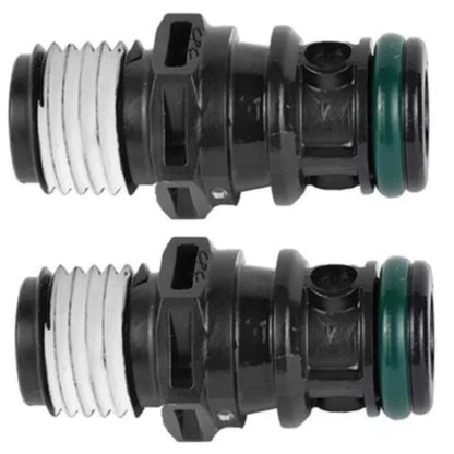 2X Attwood Universal Sprayless Connector for Tank Male 1/4" NPT