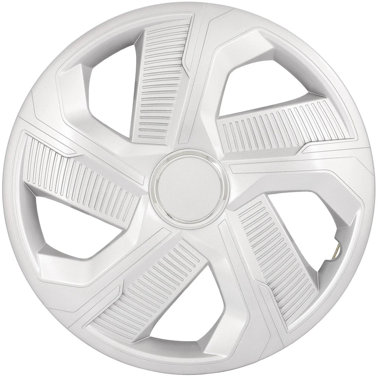 Set of 4 Snap On 15" Silver Wheel Covers Hub Caps R15