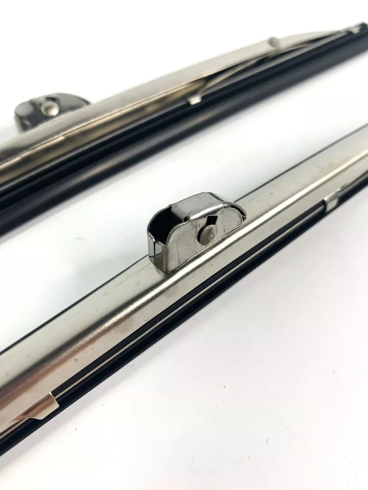 10" Stainless Steel Front Windshield Wiper Blades for Universal Fit