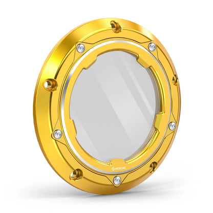 Transparent Derby Cover for Harley Street Glide FLHX (2006–2015)