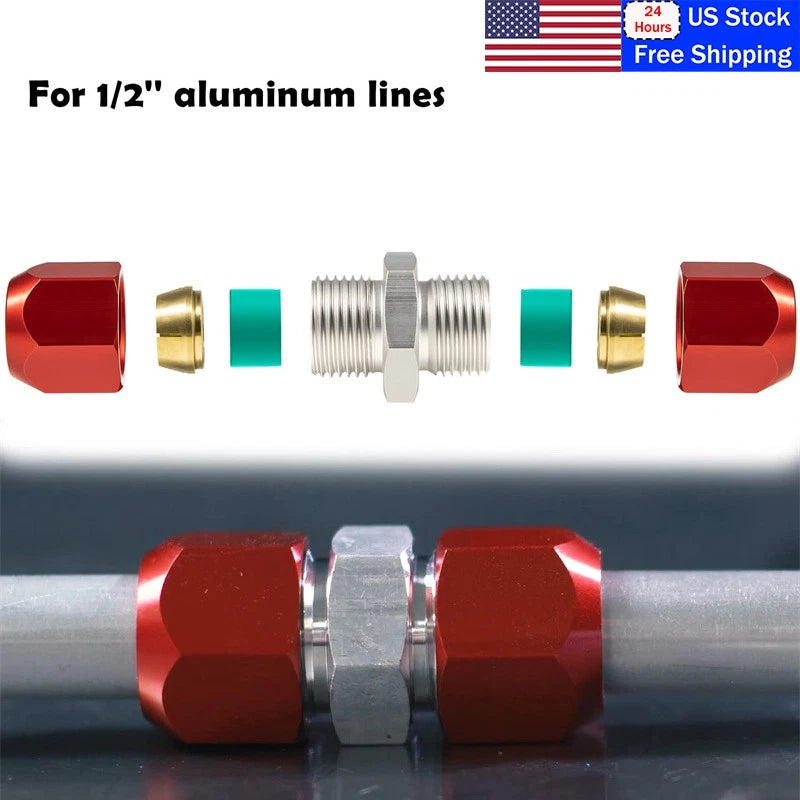 800-642 Line Splice Connector for 1/2'' Aluminum A/C Line