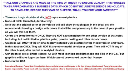 Graphics Decals Stickers for Can-Am Maverick Sport MAX 4-Door (2019–2023)