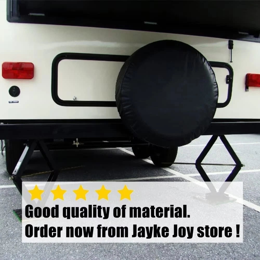 15 Inch Black Spare Wheel Cover for Universal Fit (Dustproof, Waterproof)