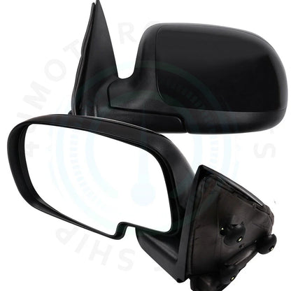 2X Manual Fold Side View Mirrors for Chevy Silverado 1500 (1999–2006)