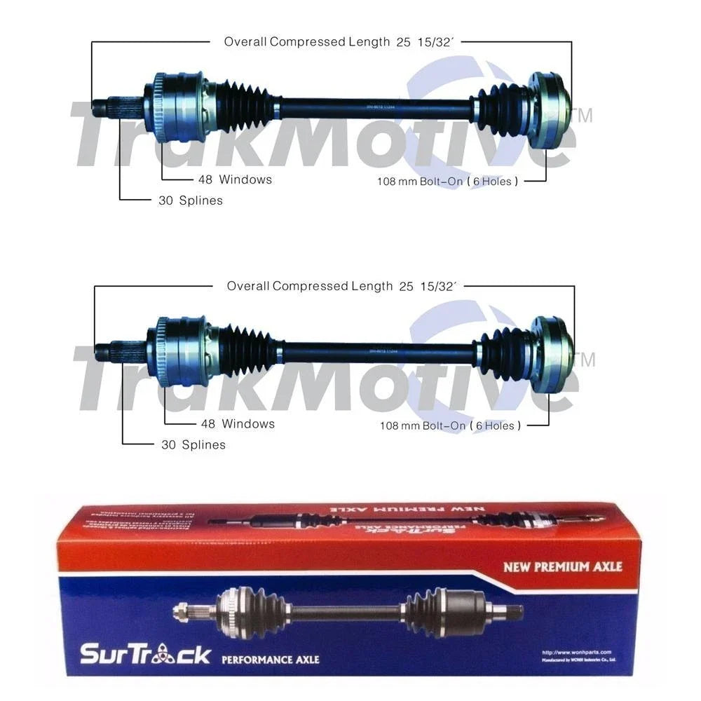 CV Axle Shaft Kit for - Rear Driver & Passenger Side