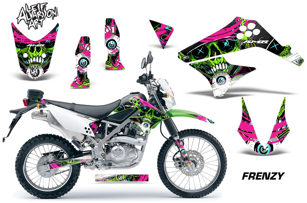 MX Graphic Decals Stickers for Kawasaki KLX125 D-Tracker (2010–2016)
