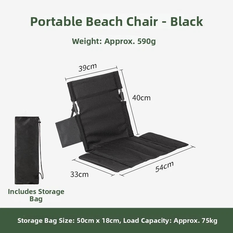 Portable Folding Beach Chair for Camping Outdoor Picnic