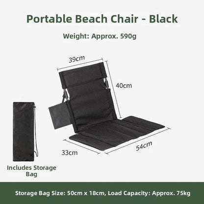 Portable Folding Beach Chair for Camping Outdoor Picnic