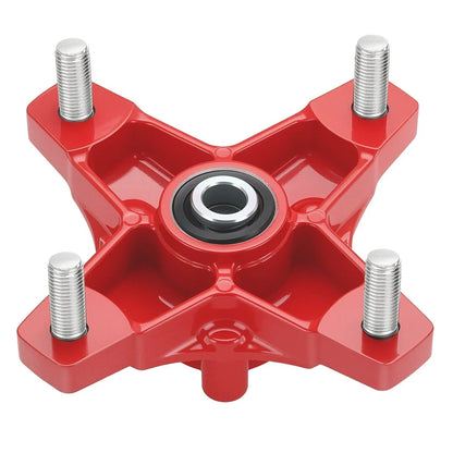 Front Wheel Hub Red for Honda Sportrax 400 TRX400EX (2002–2008) TRX400X (2009, 2012–2014)