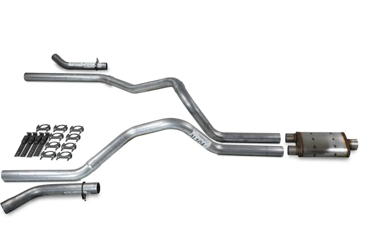 2.5" Dual Exhaust Kit for Chevy GMC 1500 (1999–2006) Magnaflow XL Corner Exit
