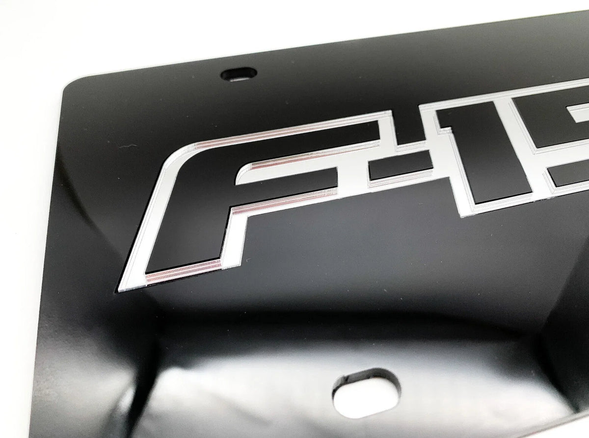 Acrylic Premium Black License Plate for Ford F-150 Mirror Emblem (2009–2014)