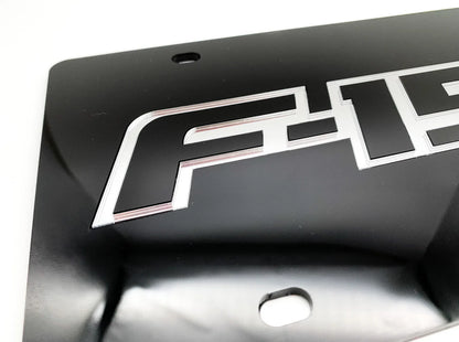 Acrylic Premium Black License Plate for Ford F-150 Mirror Emblem (2009–2014)