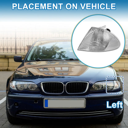 1 Pc Left Corner Signal Light Cover for BMW 3 Series (1999–2001) No.63136902765
