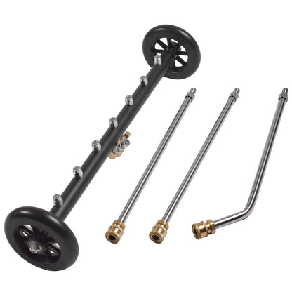 Under Car Pressure Washer Undercarriage Cleaner with 7 Nozzles