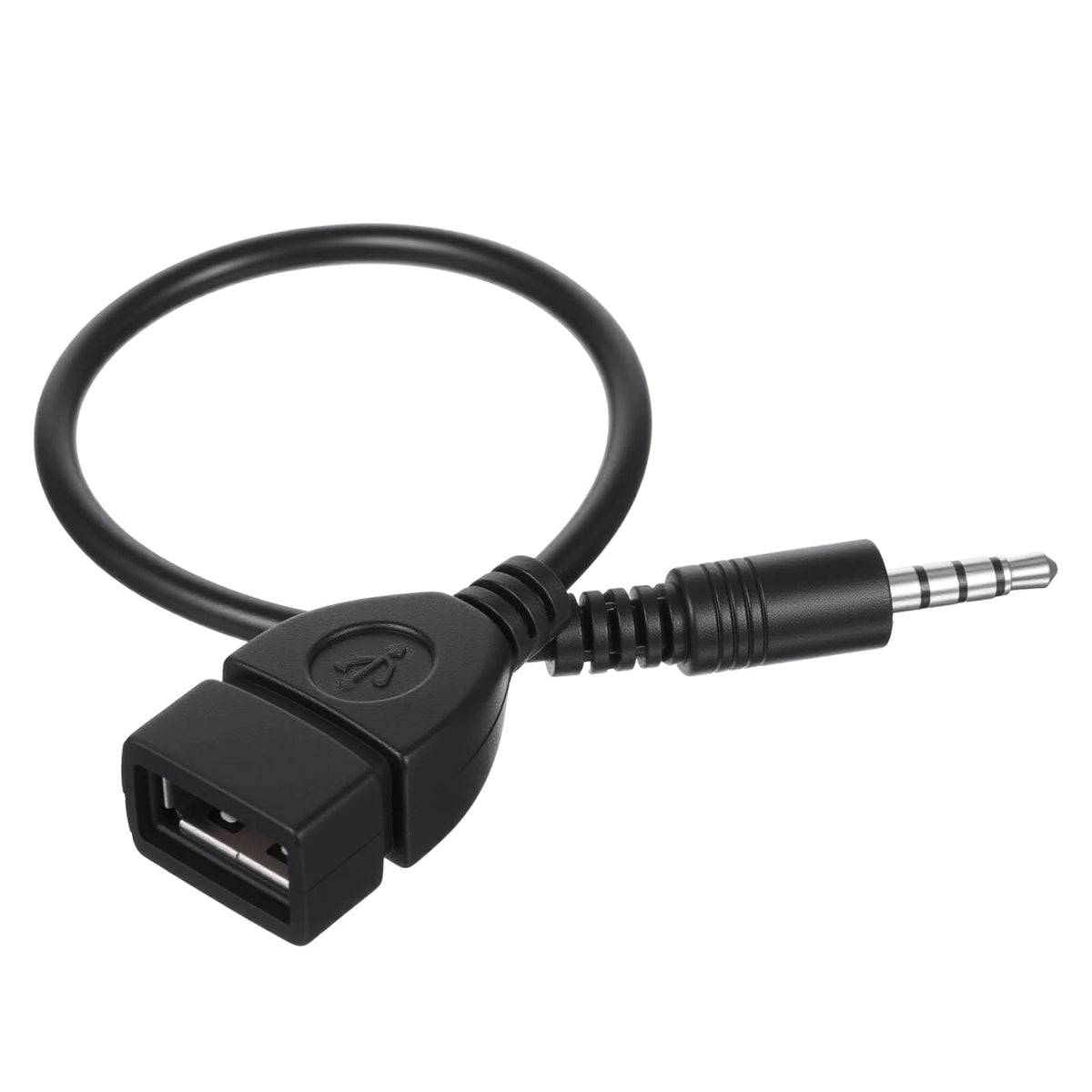 USB to AUX Audio Adapter for Universal Use (3.5 mm Male Jack)