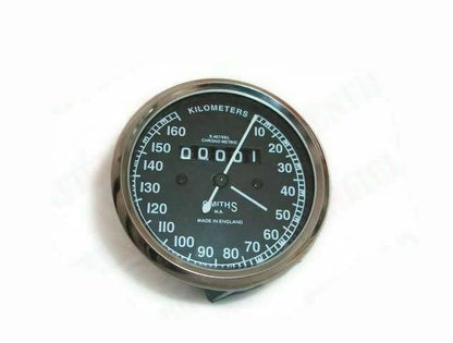 Speedometer 160 Kph + Hub Drive & 54" Cable for Royal Enfield