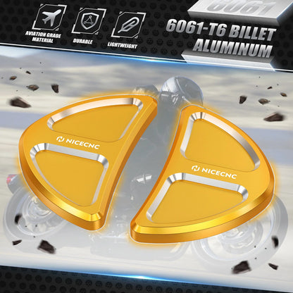 Batwing Fairing Rearview Mirror Hole Inserts Screws for Harley Street Glide (2014–2023)