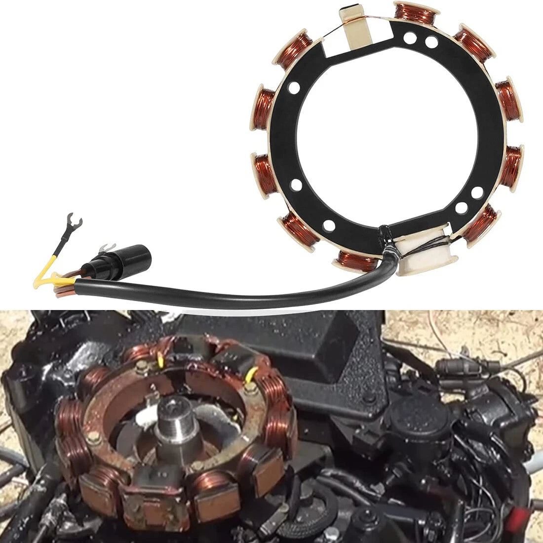 173-3536 Outboard Stator for Johnson Evinrude Flow Engines (1988–1998)