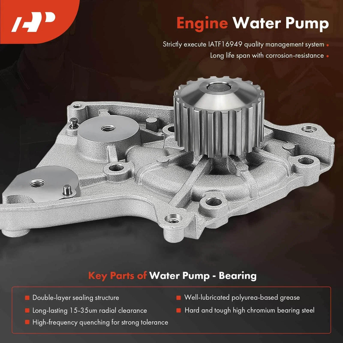 6X Timing Belt & Water Pump Kit for Mazda MX-6 626 (1988–1997)