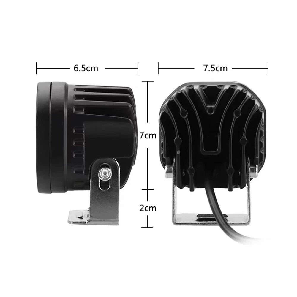 2X 3" 40W LED Cube Pods for SUV Offroad Driving Light (Fits )