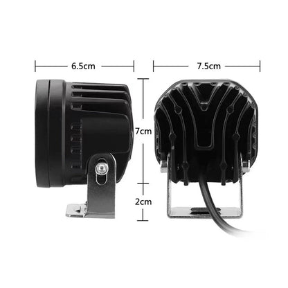 2X 3" 40W LED Cube Pods for SUV Offroad Driving Light (Fits )