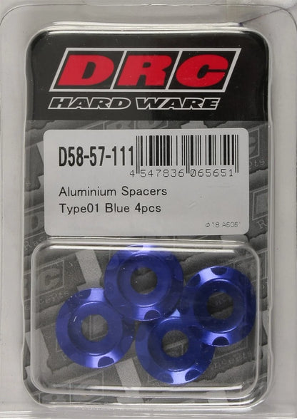 Aluminum Spacers for Type 1 (D58-57-121) - Red Finish