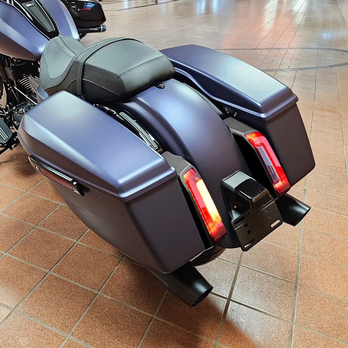 Smoked Rear Fender LED Saddlebag Side Light for Harley Street Road Glide (2024–2025)