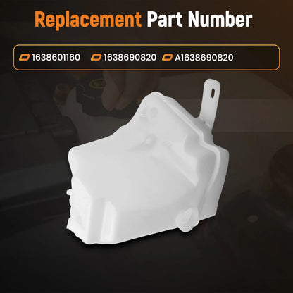 Windshield Washer Fluid Reservoir Tank for Mercedes-Benz (1998–2005) 1638601160