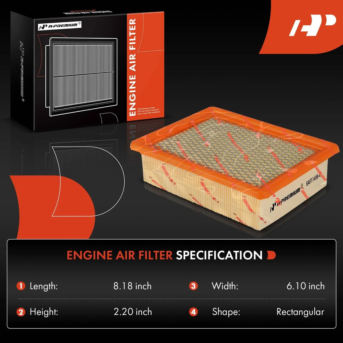 Engine Air Filter for Ford Escape, Transit Connect (2013–2022)