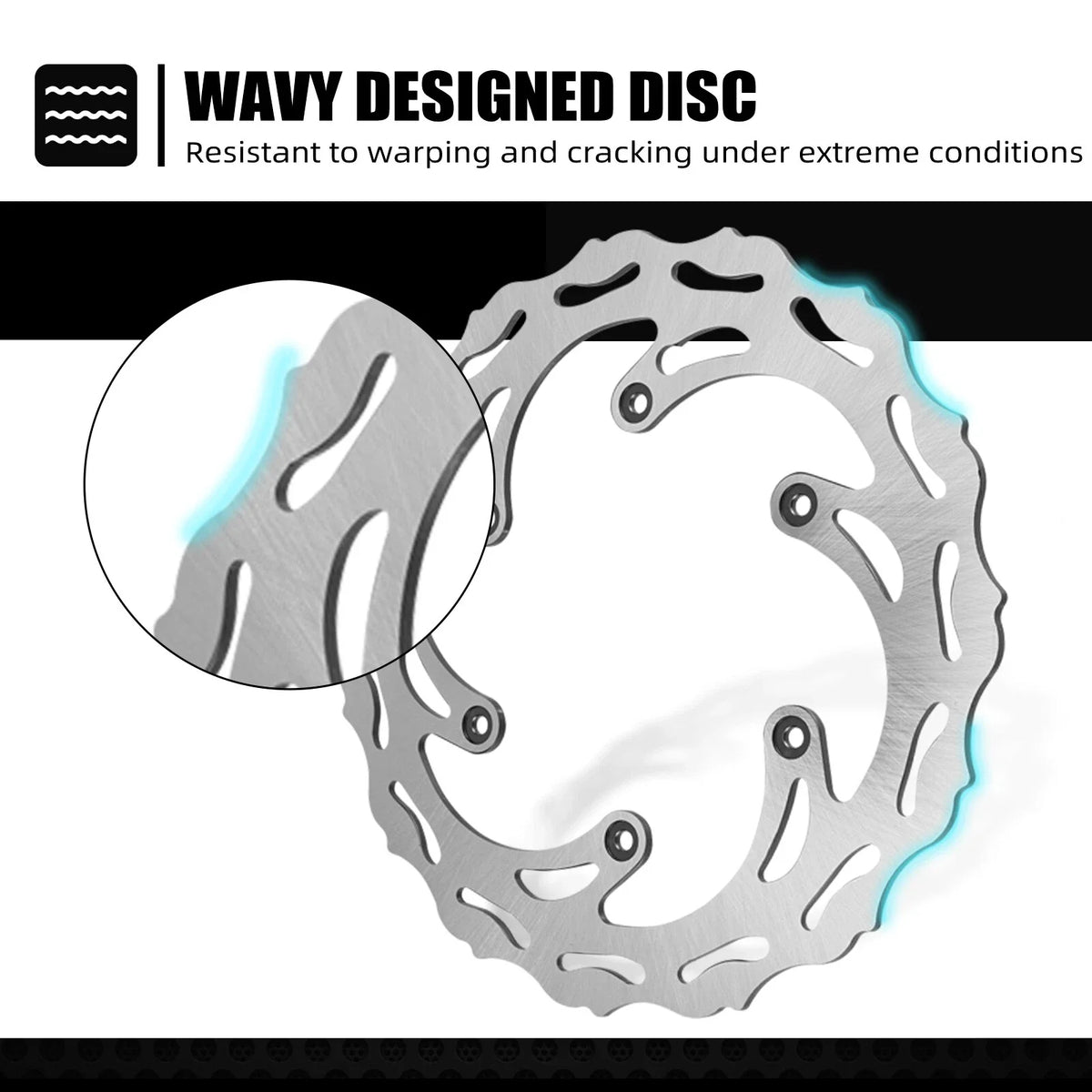 Front Brake Disc Rotor for Husqvarna FE FC FX 250 350 450 501 TE250 TE300i (2014–2022)