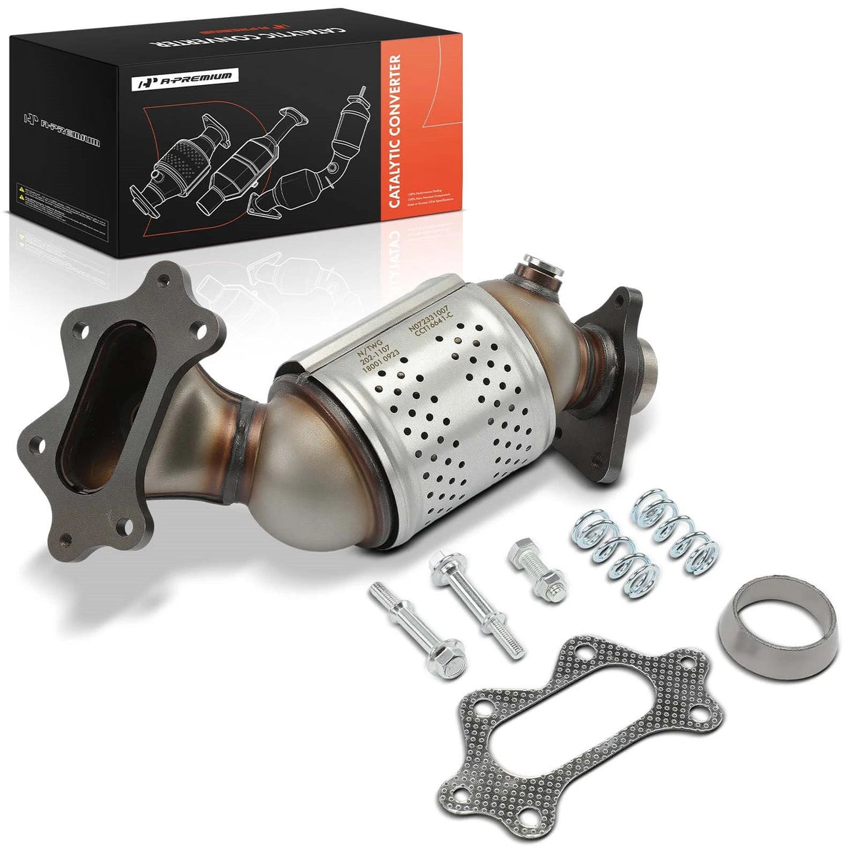 Front Catalytic Converter for Honda Civic (2006–2009) 18190RMXA00, 16641