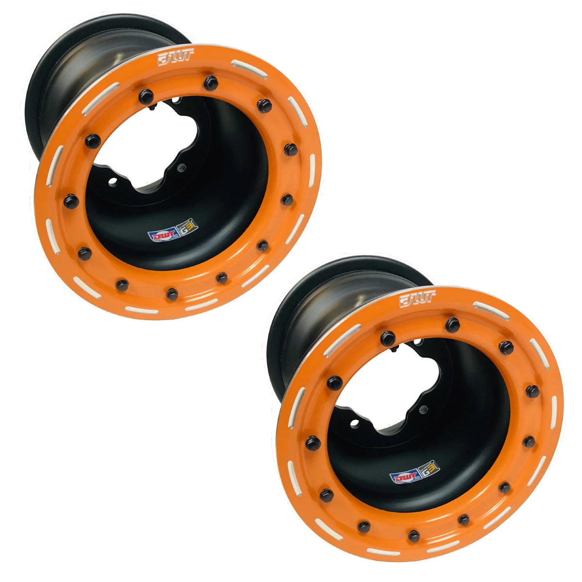 Set of 2 DWT G3 Rear Beadlock Wheels Rims 8" 8x8 4/115 for Raptor 700 660