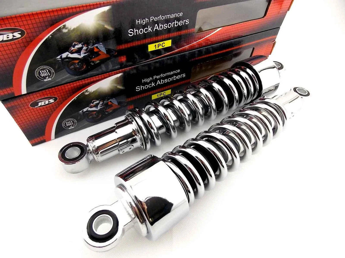 Chrome Rear Shock Absorbers 315mm for Triumph Bonneville T120R (1969-1970)