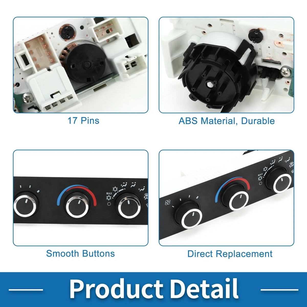 A/C Heater Climate Control Panel for Chevrolet Astro (1996–2005)