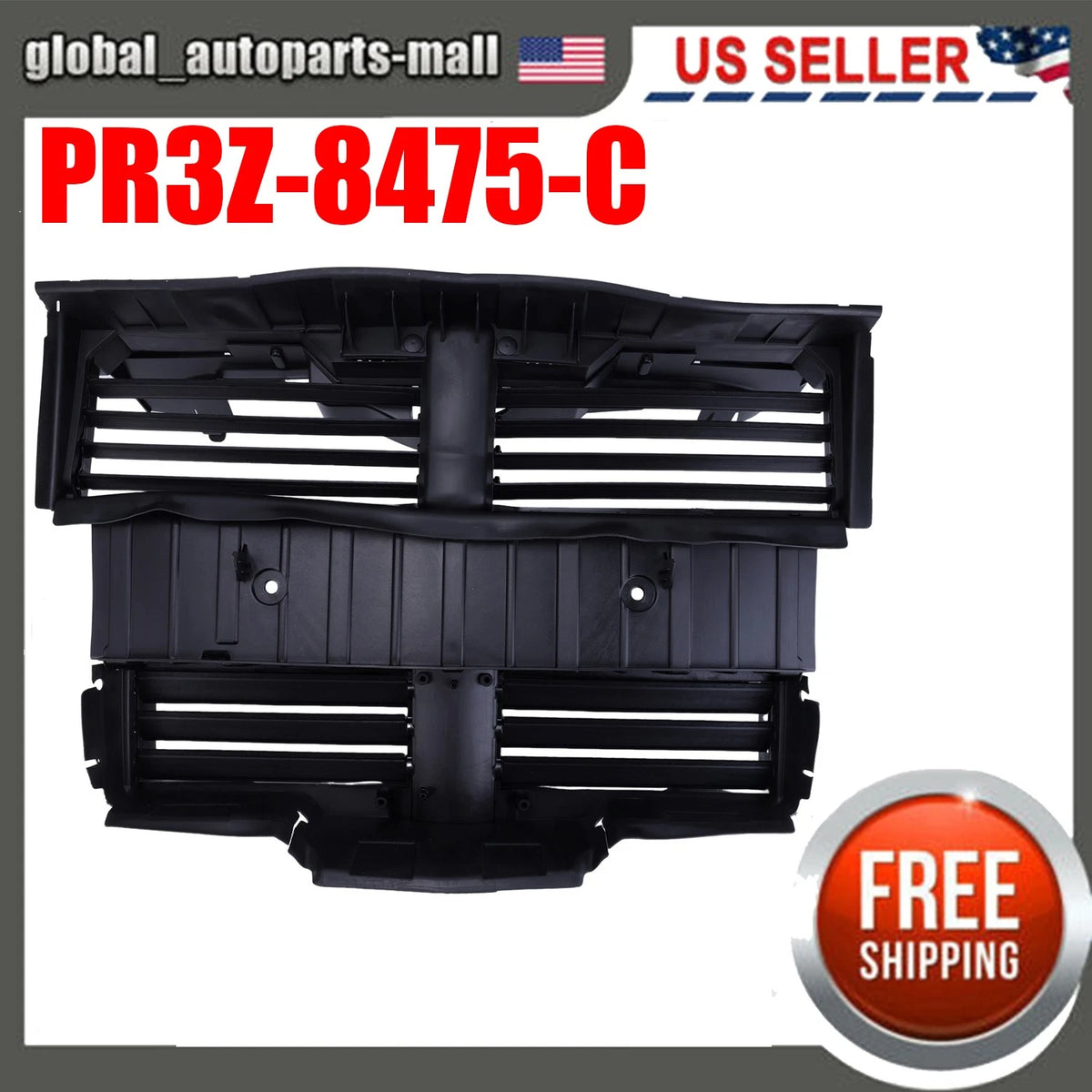 Shutter Assembly Radiator Control for Ford Mustang (2024–2025) PR3Z-8475-C, PR3Z-8475-A