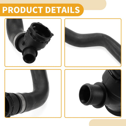 Radiator Hose for BMW X1 (2016–2020), X2 (2018–2019) No. 17127617363 Rubber