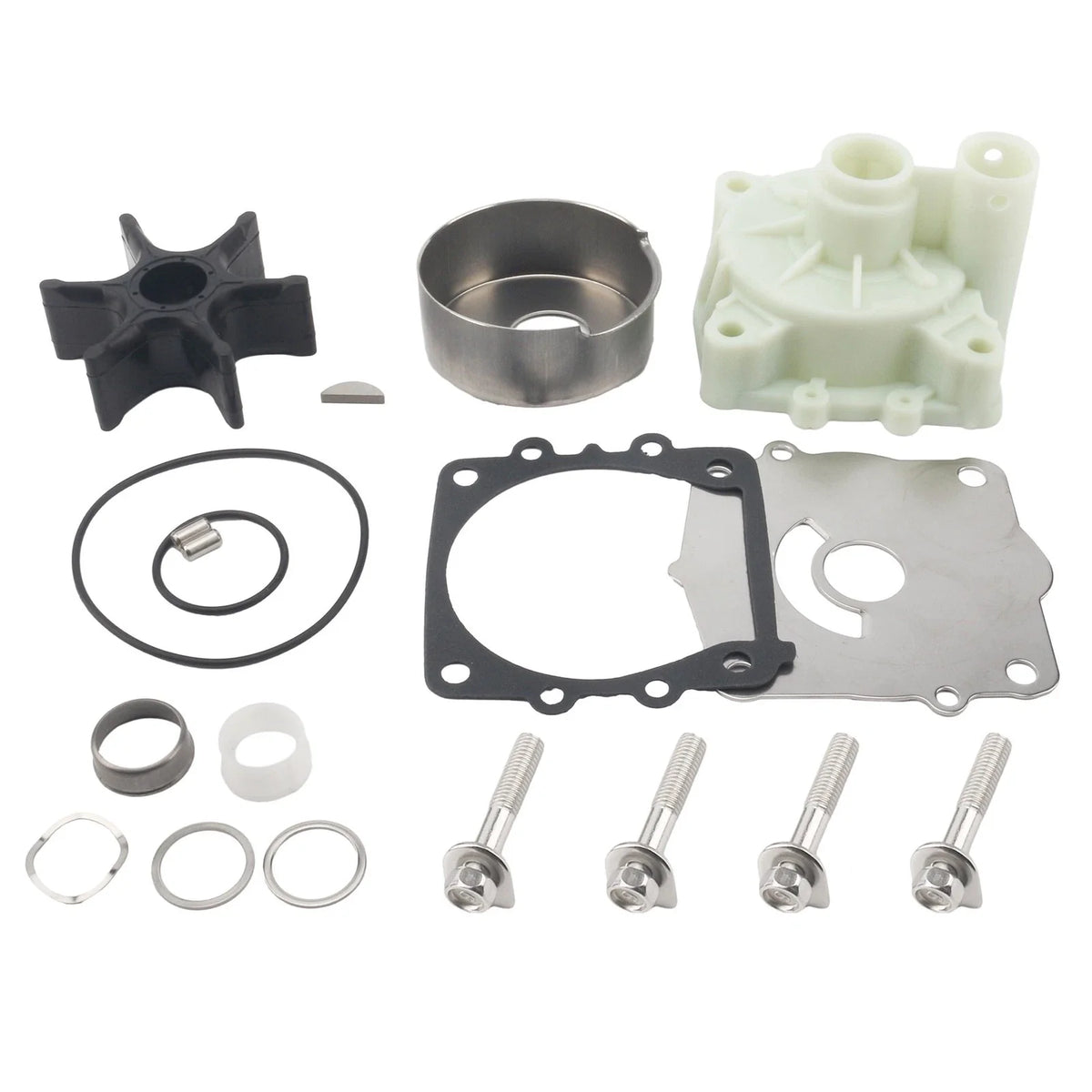 Water Pump Repair Kit for Yamaha 4-Str 75 90 115 HP Outboard Motor
